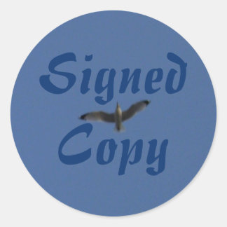 Cópia assinada - Autocolantes redondos ( nº 37)