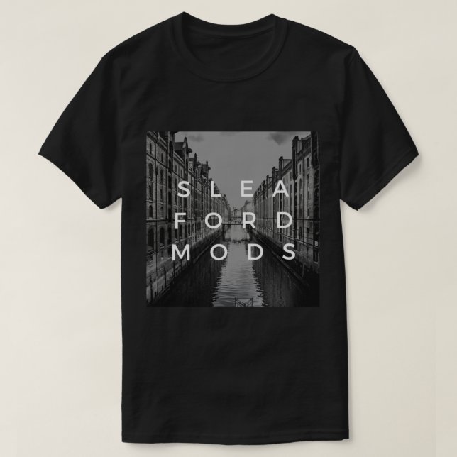 Cópia Clássica do T-Shirt Sleaford Mods (Frente do Design)