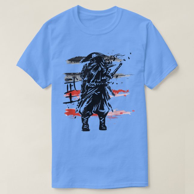 cópia de cópia do samurai ronin T-shirt (Frente do Design)