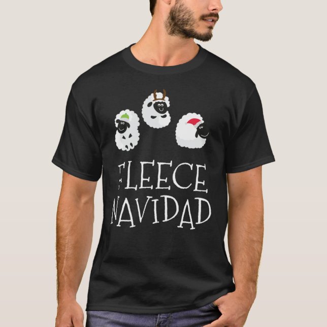 Cópia de T-Shirt Clássica da Fleece Navidad (Frente)