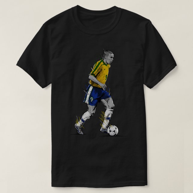 Cópia de T-Shirt Clássica do Fenômeno Ronaldo R9 (Frente do Design)