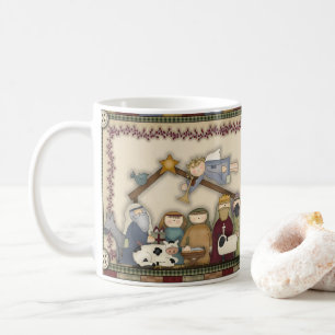 Copo da caneca de café da natividade do feriado d