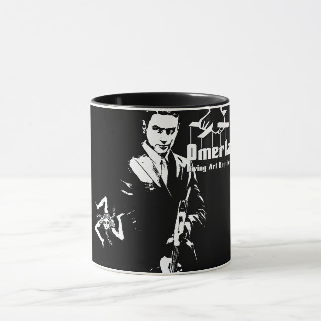 Copo da caneca de café de Trinacria Omerta Sicília (Centro)