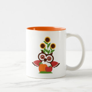 Copo da caneca de café do design da coruja