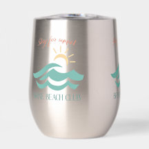 Copo de Aço Inoxível Stay for Sunset Brine Beach C