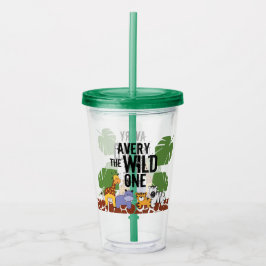 Copo De Acrílico "A Selvagem" Personalizou Safari Animal Tumbler