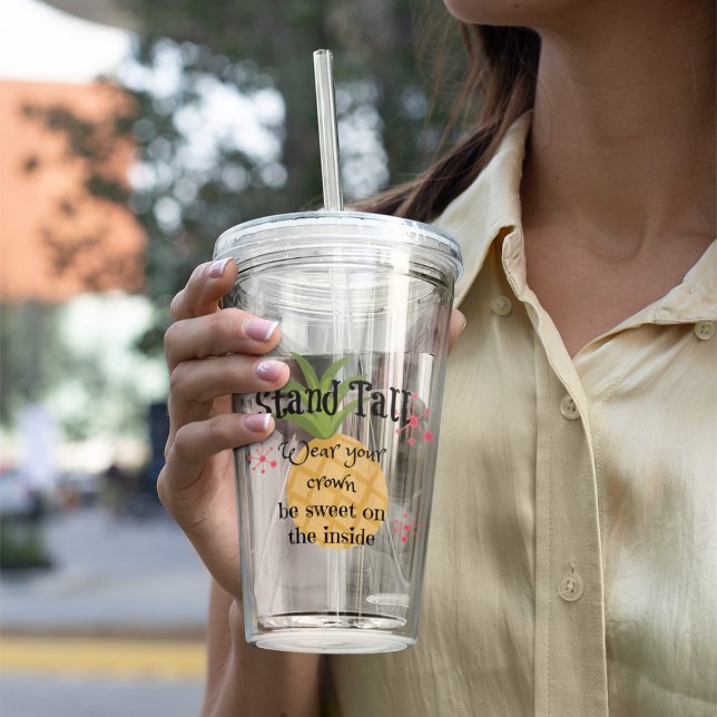 Copo De Acrílico Abacaxi (Criador carregado)