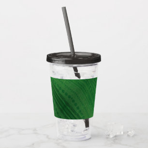 Copo De Acrílico Aceitação Padrão de Boho Eclético Verde
