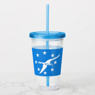 Copo De Acrílico Acrylic Tumbler com bandeira de Corpus Christi, Te
