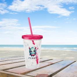 Copo De Acrílico Adorable Little Monster