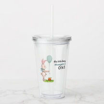 Alguns coelhos são um primeiro aniversario de balã