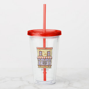 Copo De Acrílico AMIGOS™   Compro de Café de Cartoon Central Perk