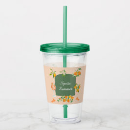 Copo De Acrílico Aniversário de Verão Spritz