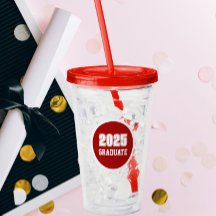 Ano do Formando do Círculo Vermelho e Branco