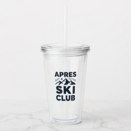 Copo De Acrílico Apres Ski Club Logotipo da Montanha - Inverno Masc