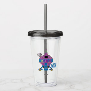Copo De Acrílico Aqua Teen Hunger Force Mooninites Car