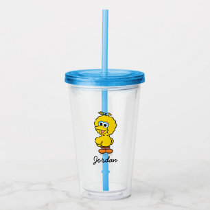 Copo De Acrílico B é para o Big Bird Adicione seu nome
