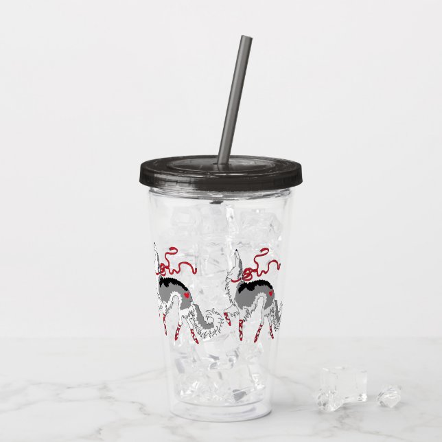 Copo De Acrílico Balé Borzoi Acrylic Tumbler (Gelo traseiro)