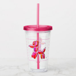 Copo De Acrílico Balloon Dog