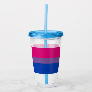 Copo De Acrílico Bandeira do Orgulho Bissexual SlipperyJoe's lavand