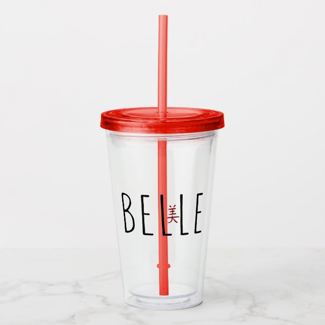 Copo De Acrílico Belle (Frente)