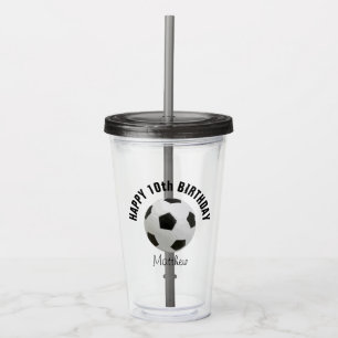 Copo De Acrílico Bola de Futebol Favor de Festa de Aniversário