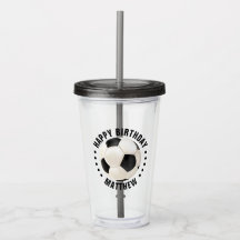 Bola de Futebol Feliz Aniversário Nome