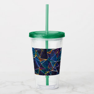 Copo De Acrílico Bolhas quebradas - Tumbler acrílico