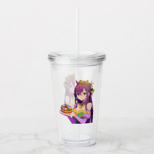Copo De Acrílico Bolo Rei Anime Mardi Gras