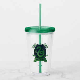 Copo De Acrílico Brasão da Casa SLYTHERIN™ Ornata
