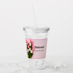 Copo De Acrílico Bridesmaids Tulip Acrylic Tumbler