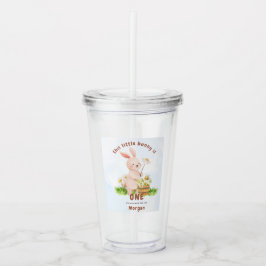 Copo De Acrílico Bunny Está Transformando Um primeiro aniversario B