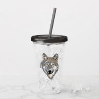 Cabeça de Animal Selvagem Lobo