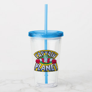 Copo De Acrílico Captain Planet Logo