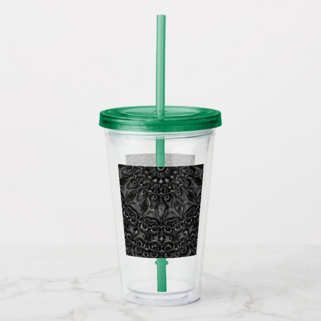 Copo De Acrílico Carcarvão Mandala - Tumbler acrílico (Frente)