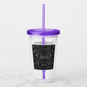 Copo De Acrílico Carcarvão Mandala - Tumbler acrílico