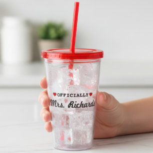 Copo De Acrílico Casamento de Noiva Personalizado
