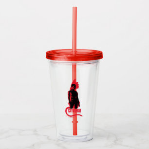 Copo De Acrílico CatWomen Selina Kyle Cat Silhouette