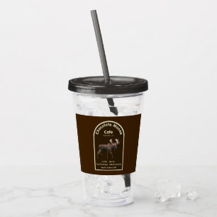 Copo De Acrílico Chocolate Moose Café