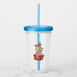 Copo De Acrílico Cindy Lou Who e Max em um Presente