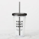 Copo De Acrílico Cinza Mínima Personalizada Limpa Tumbler com Palha<br><div class="desc">Linda e personalizada Limpa Tumbler com palha e tampa, cinzas minimalistas, sem ordem mínima. Totalmente personalizável em cores, fontes e imagens. Logotipo comercial Impresso Promocional de texto opcional Acrylic Tumbler Os copos e trombos impressos personalizados com palhetas são utensílios de bebida úteis durante o evento e úteis para sempre, lembrando...</div>