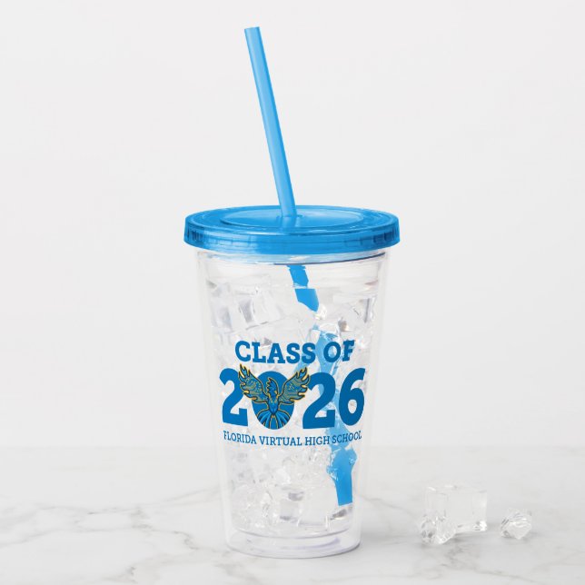 Copo De Acrílico Classe FVHS de 2026 Tumbler acrílico (Gelo frontal)
