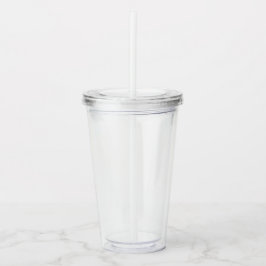 Copo De Acrílico Clear 16 oz Acrylic Tumbler for Cold Beverages