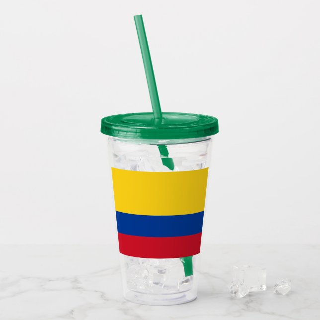 Copo De Acrílico Colômbia (Gelo frontal)