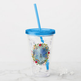 Copo De Acrílico Coloração aquosa das mãos