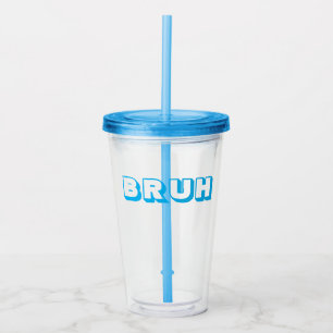 COPO DE ACRÍLICO COPA PISTA "BRUH"