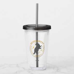 Copo De Acrílico Crachá de Orgulho da Casa Badger HUFFLEPUFF™