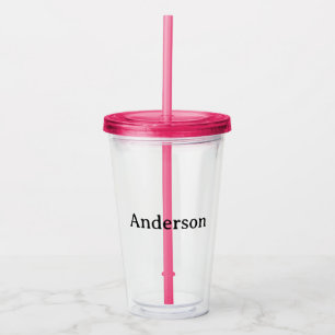 Copo De Acrílico Crie seu próprio de 16oz transparente