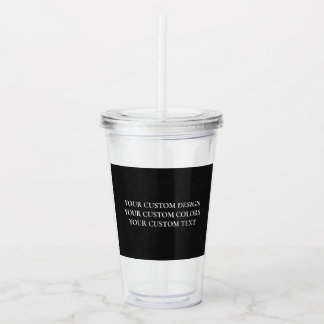 Copo De Acrílico Crie seu próprio Tumbler de acrílico personalizado