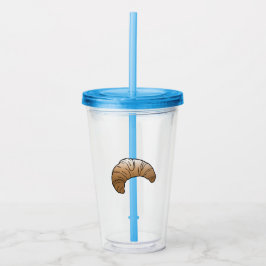 Copo De Acrílico Croissant Acrylic Tumbler
